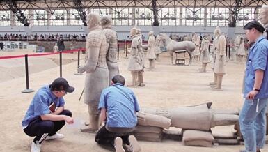 秦兵馬俑由不同作坊獨(dú)立制作而非“流水線”生產(chǎn)